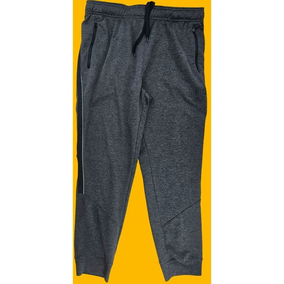 Tapout Mens Gray Poly Jogger Pants XL With Zipper Pockets - Picture 1 of 8